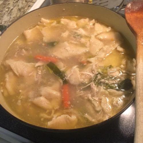 My Grannie's chicken and dumplings, one of my dad's favorites